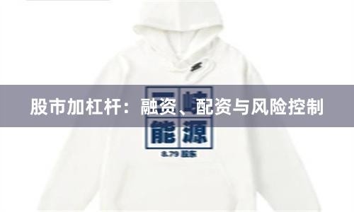 股市加杠杆:融资、配资与风险控制